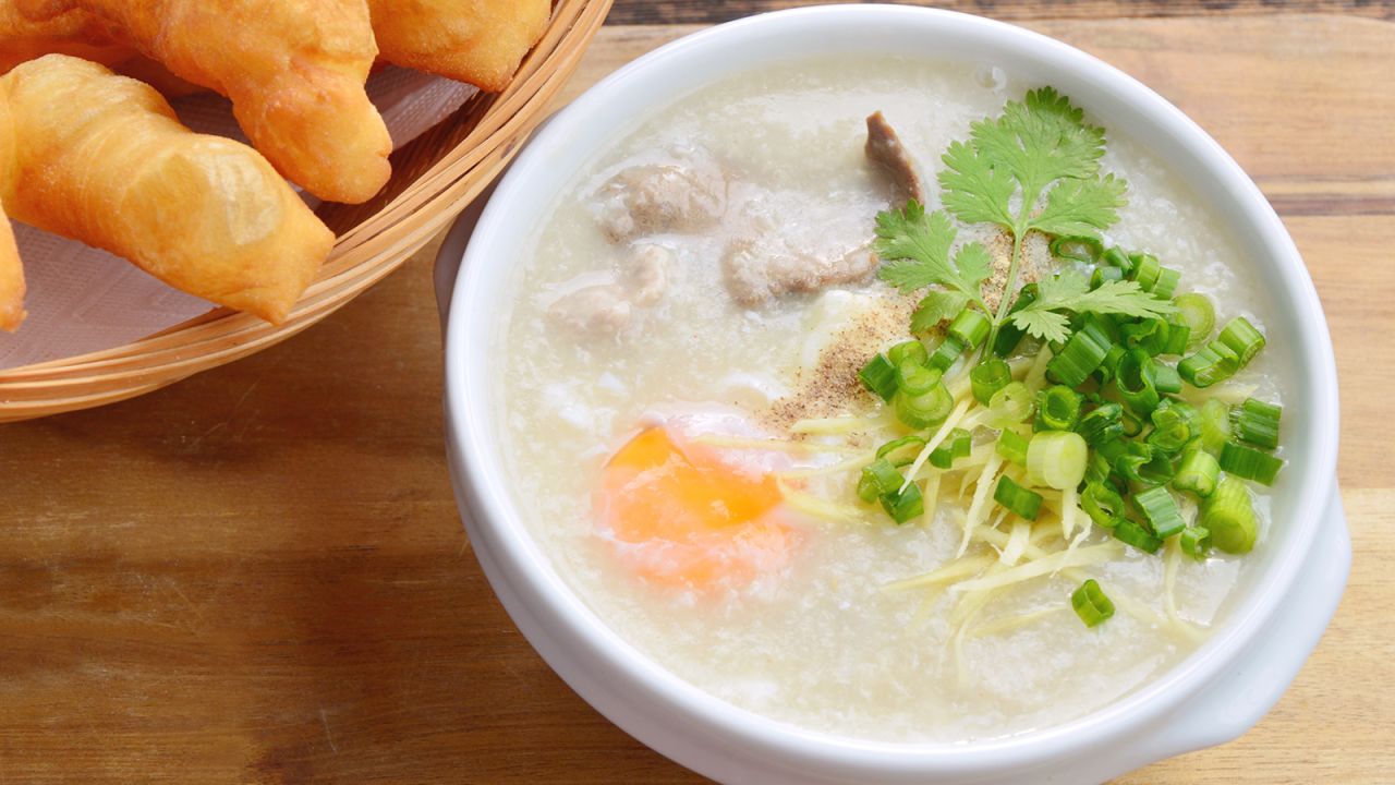 <strong>Congee: </strong>Congee, a simmered, mashed rice soup, is believed to be great for the digestive system. It's comfort food for many Chinese, whether in sickness or in health. 