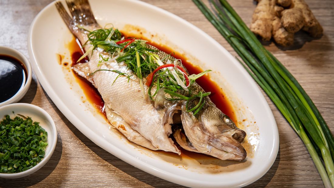 <strong>Steamed fish: </strong>It may look simple, but steamed fish is a difficult art to master. The number of minutes -- or seconds -- you should steam a fish is dictated by the type and size of a fish, as well as the strength of your own stove. Cantonese steamed fish is usually served in some sweetened soy sauce and scallions. 