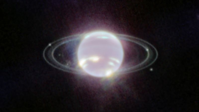 Das James-Webb-Weltraumteleskop fängt scharfe Bilder von Neptun und seinen Ringen ein