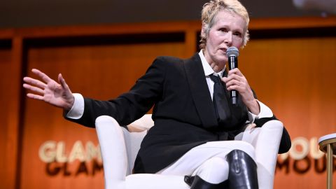 E. Jean Carroll speaks onstage during the How to Write Your Own Life panel at the 2019 Glamour Women Of The Year Summit at Alice Tully Hall in New York.