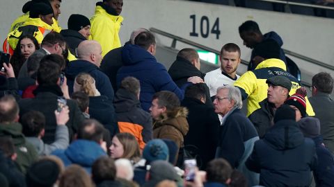 Eric Dier confronted a supporter in the stands in 2020.