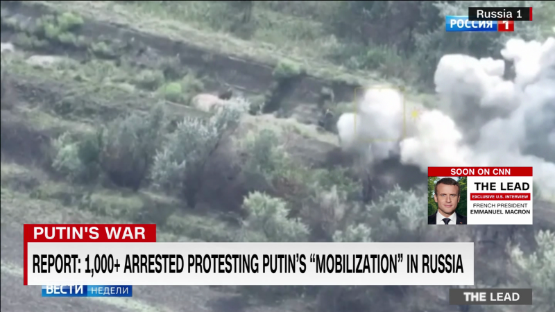 Report: Russian police stations detaining people protesting Putin’s draft order