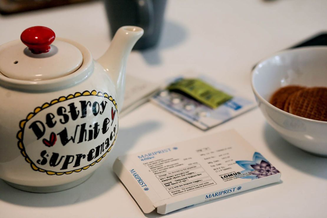 Mariprist, a safe and effective abortion medication that contains mifepristone and misoprostol, seen at the Women Help Women offices in Amsterdam.