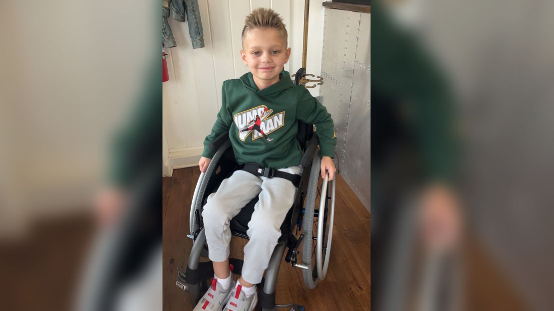 Cooper Roberts suffered a severed spinal cord in the Highland Park attack.