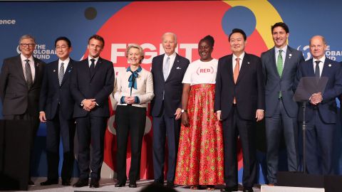 Yoon joined other world leaders and business people at the New York event.