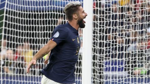 Olivier Giroud is now only two goals off Thierry Henry's record of 51 goals for France.