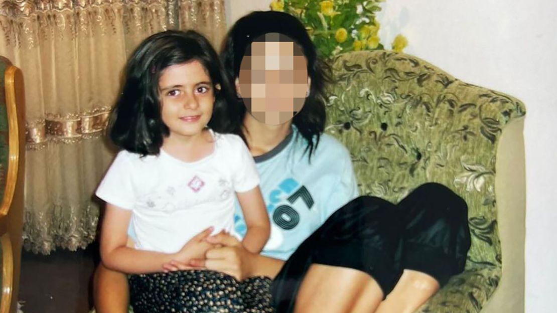 A family photo of Mahsa Amini as a child.