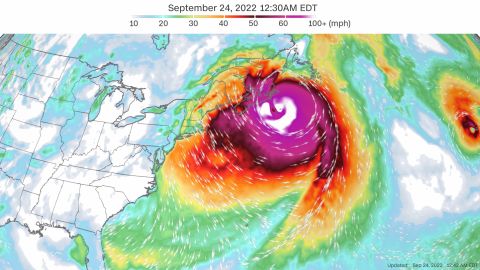 Winds are extending far from Fiona's center