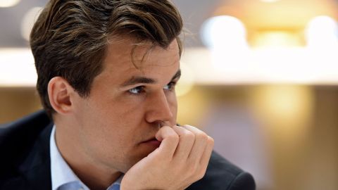 Magnus Carlsen is ranked world No. 1.