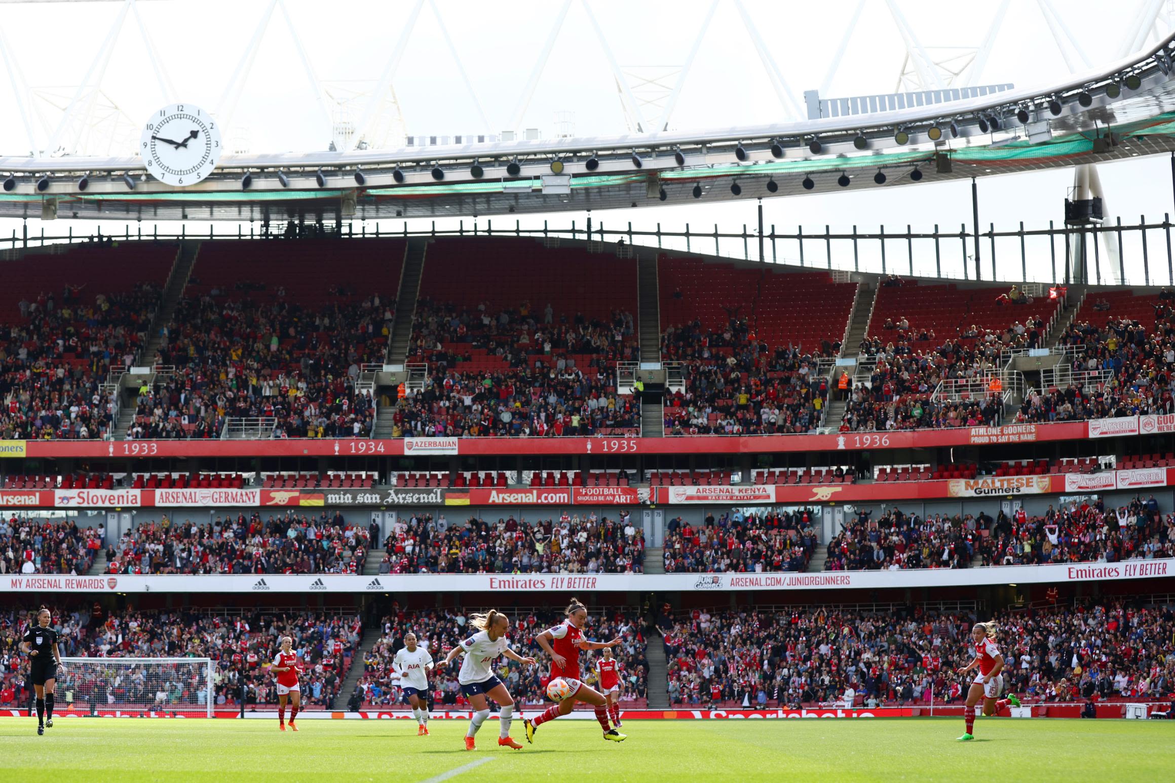 Ticket information: Tottenham v Arsenal Women