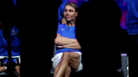 Nadal was overcome with emotion at the Laver Cup when Federer retired. 