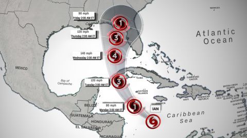 weather tropical storm ian track sunday 5a