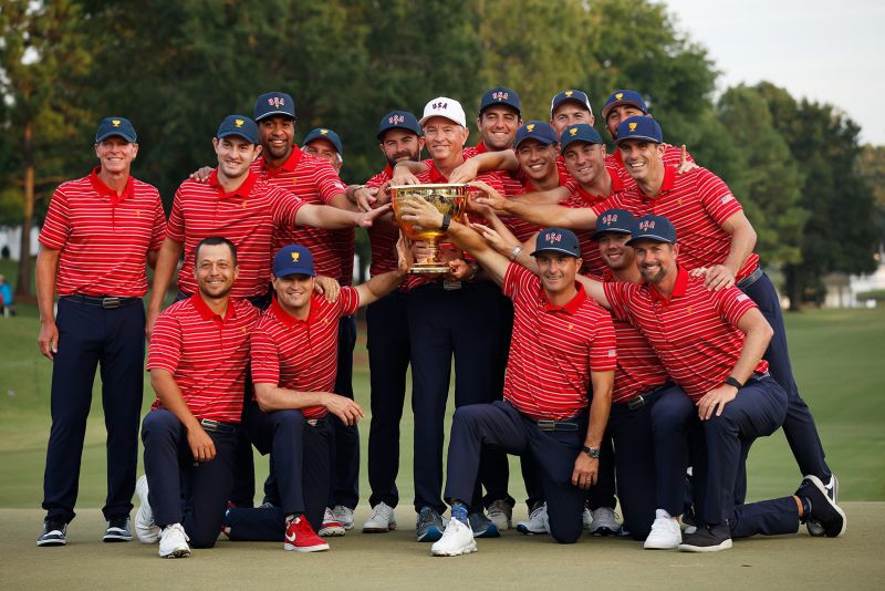 Team USA secures Presidents Cup at Quail Hollow in their ninth victory in a row | CNN
