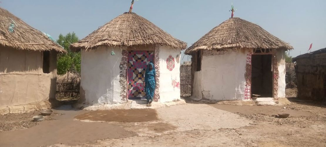 Villagers have been decorating the shelters with colorful textiles and paint which, according to Lari, can help impart a sense of ownership and pride. "People shouldn't feel helpless," the architect said.
