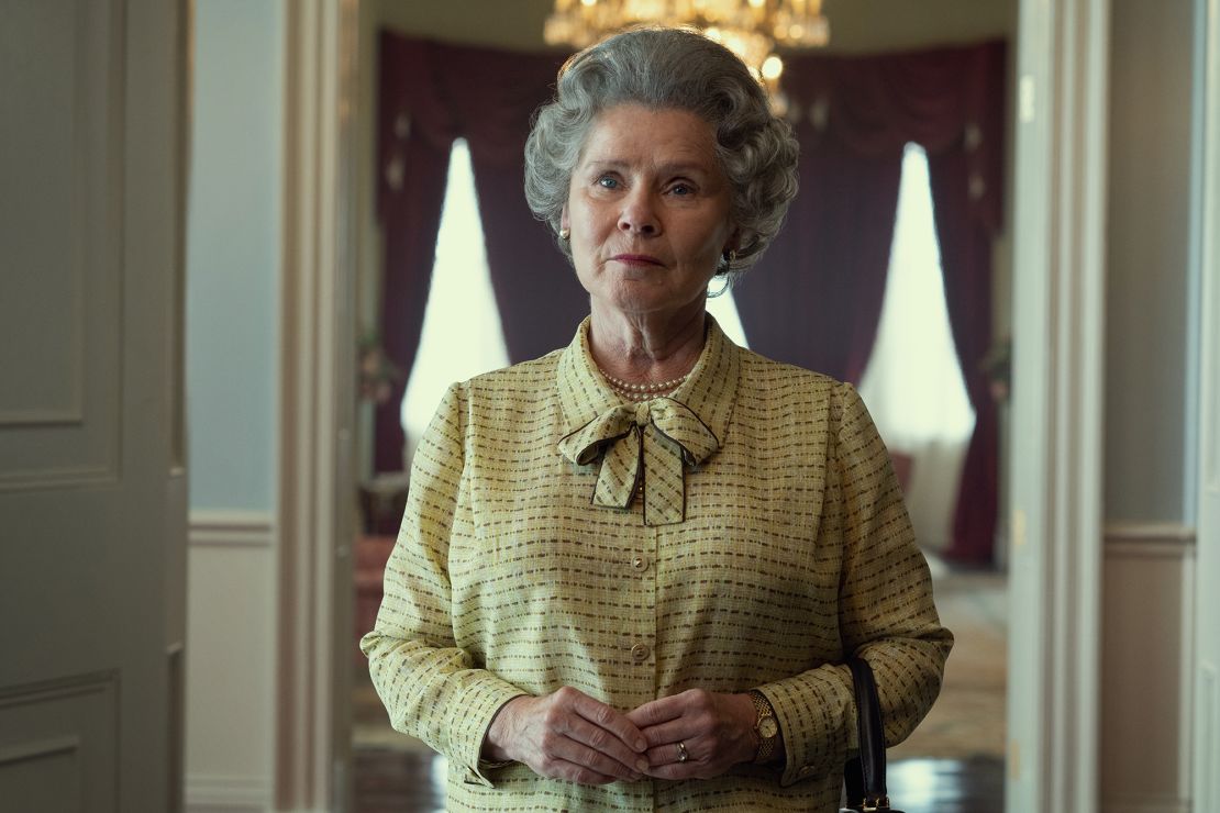 Imelda Staunton stars as Queen Elizabeth II in season 5 of 