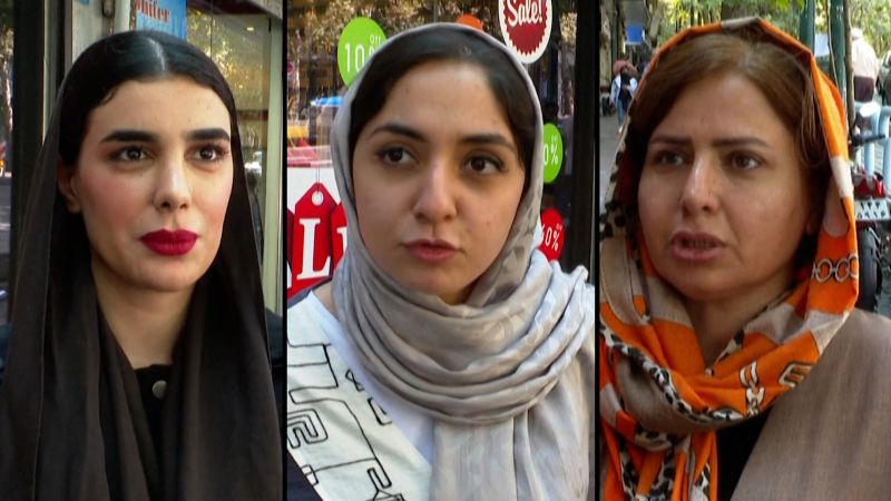 Video Iranian women open up about countrys hijab law following Mahsa Aminis death