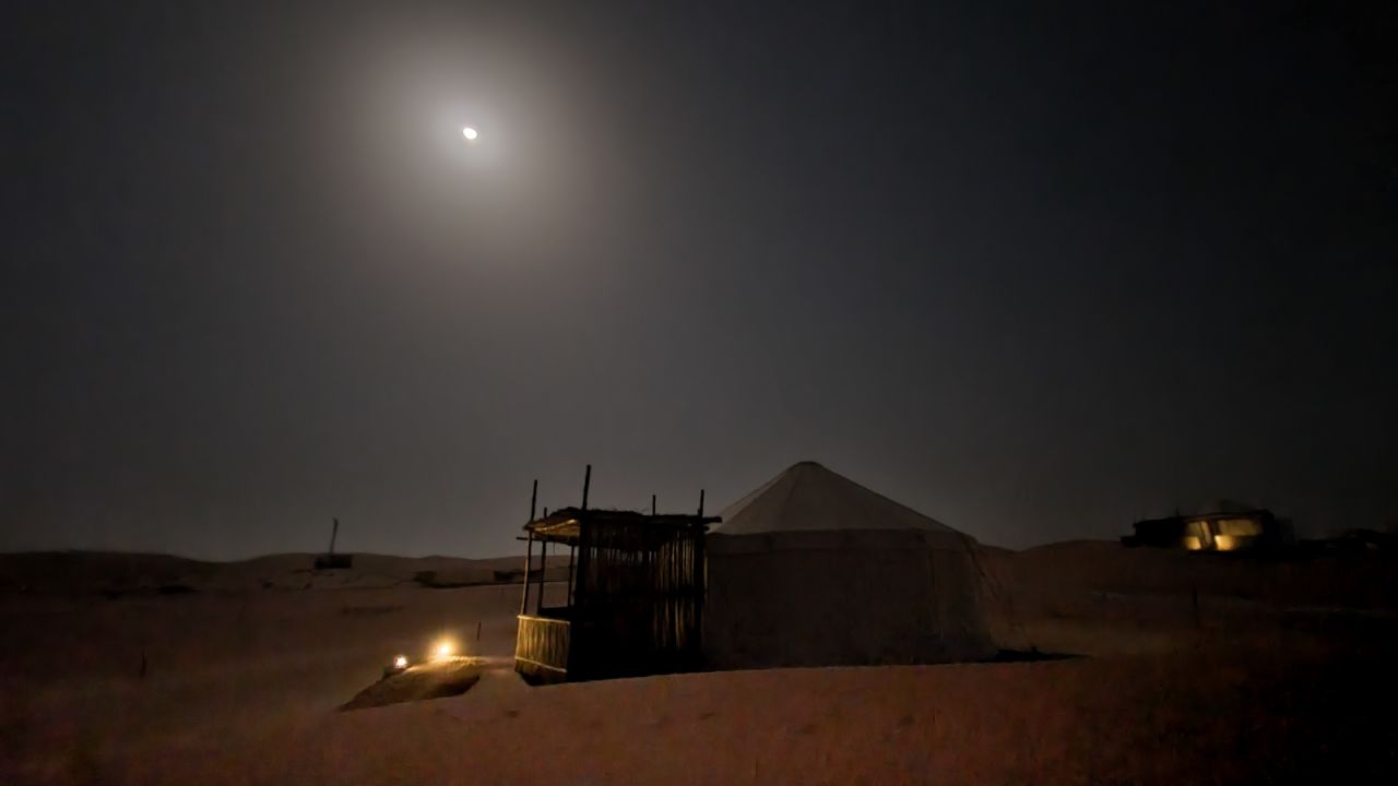 <strong>Peaceful break:</strong> Lit only by the moon or stars at night, Liwa Nights offers a peaceful escape. It's "a place to come and switch off for a few days," says Almazrouei.