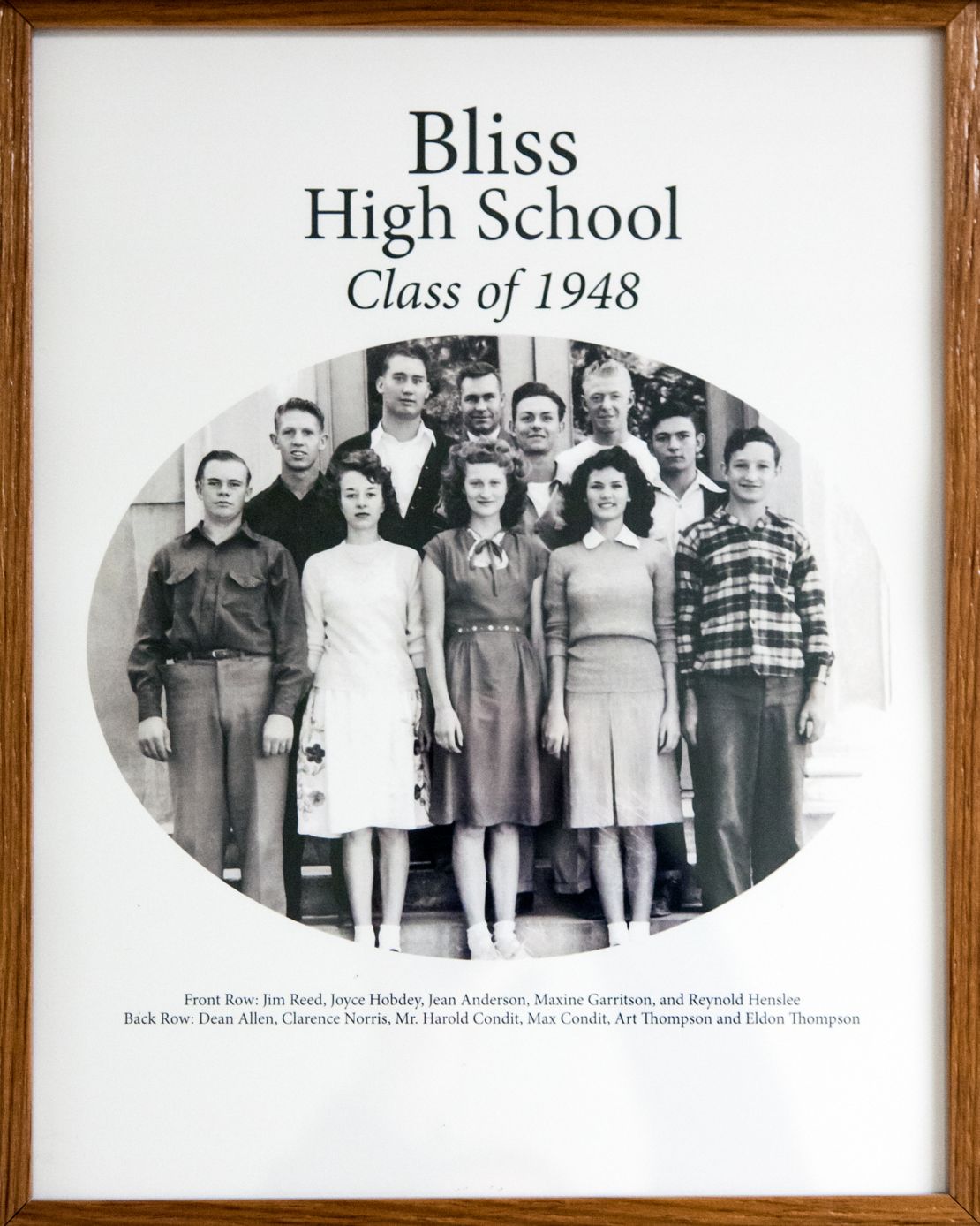 Horvath met Eldon Thompson (pictured far right), who was introduced to him as the "oldest remaining resident in Bliss," in 2014. "I met him in a local cemetery where he was watering flowers he had placed on his own gravesite," Horvath recalled. Thompson has passed away since Horvath's last visit to the town. 