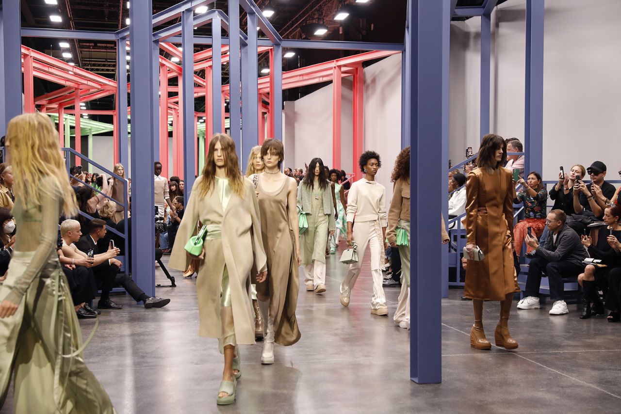Fendi's new collection was full of neutral tones.