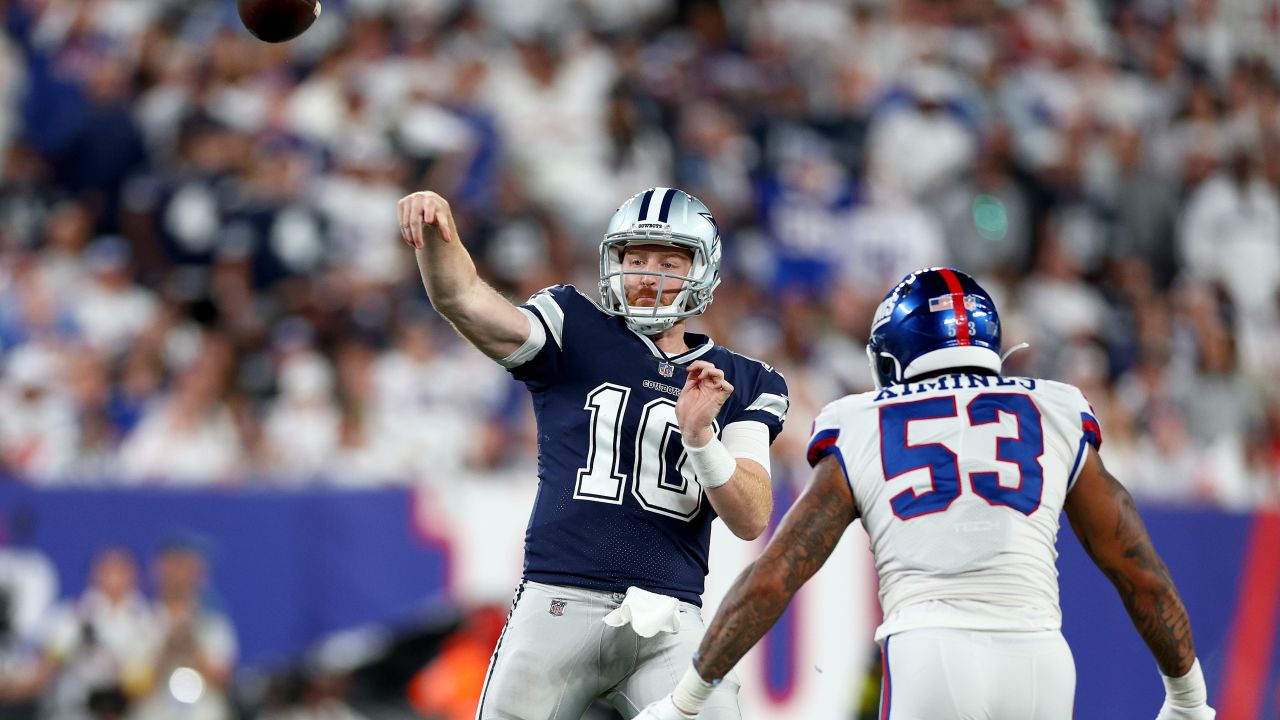 Dallas Cowboys hand New York Giants first loss of the season