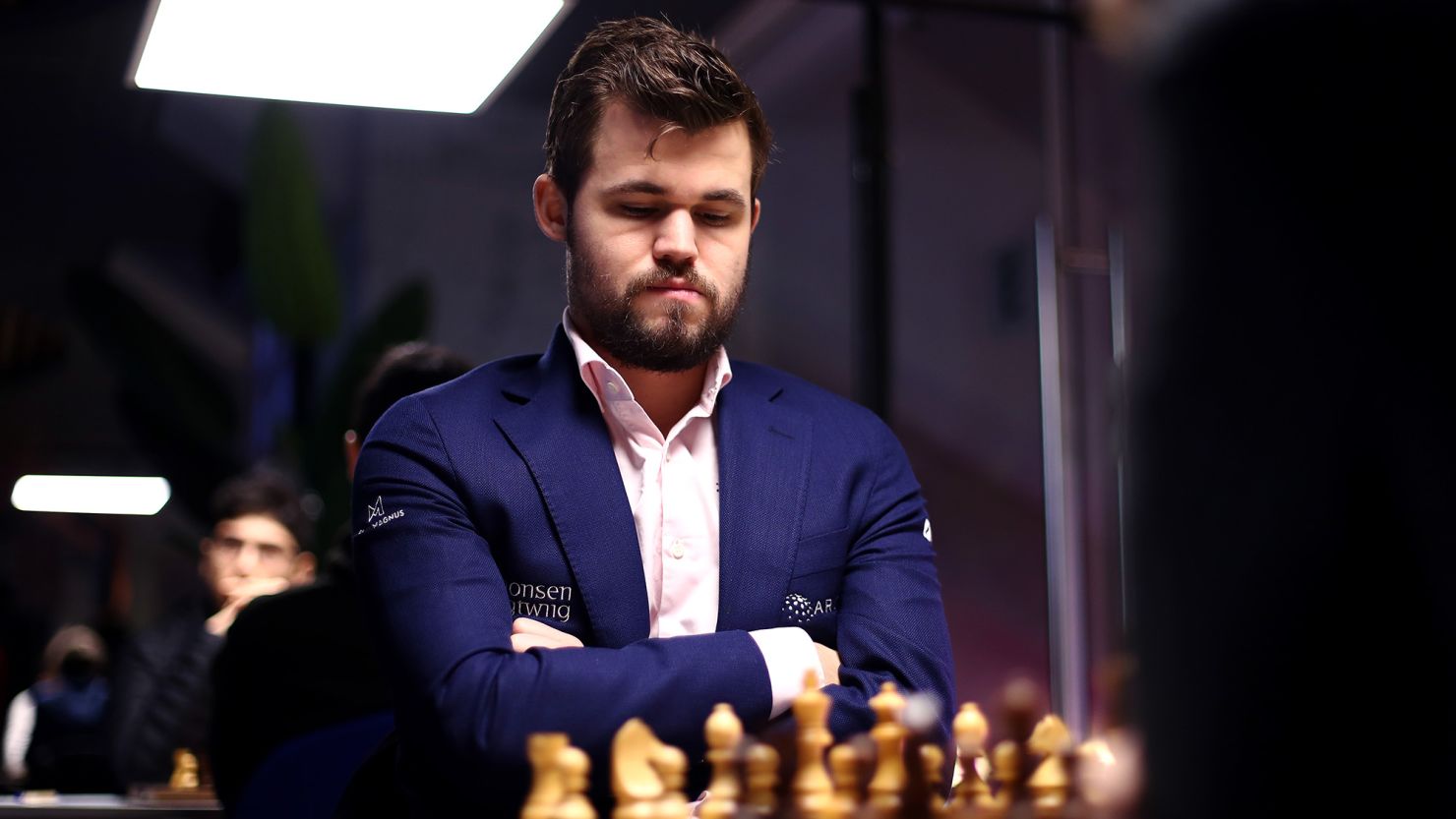 World Chess Champion Magnus Carlsen begins match with black against Anish  Giri in UN-backed campaign targeting racial discrimination-Sports News ,  Firstpost