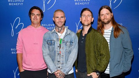 Sam Farrar, Adam Levine, Jesse Carmichael, and James Valentine of Maroon 5 in July. The group will begin a Las Vegas concert residency next spring.