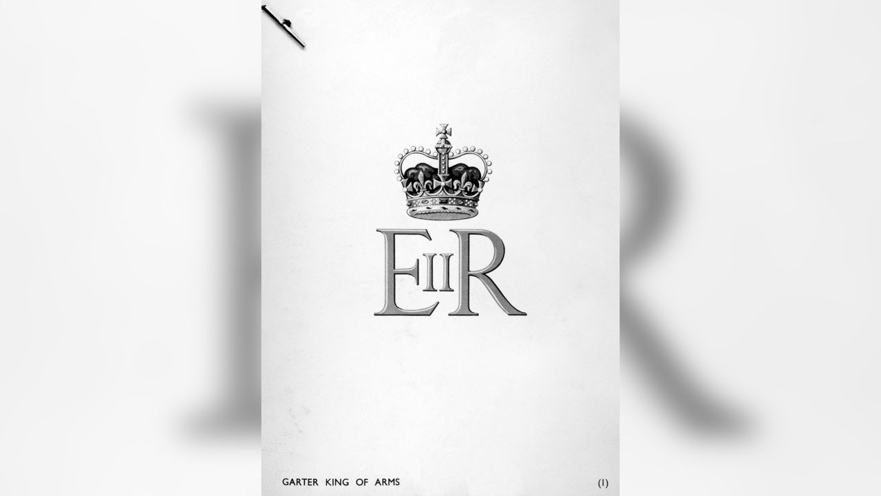 The royal cypher of Queen Elizabeth II