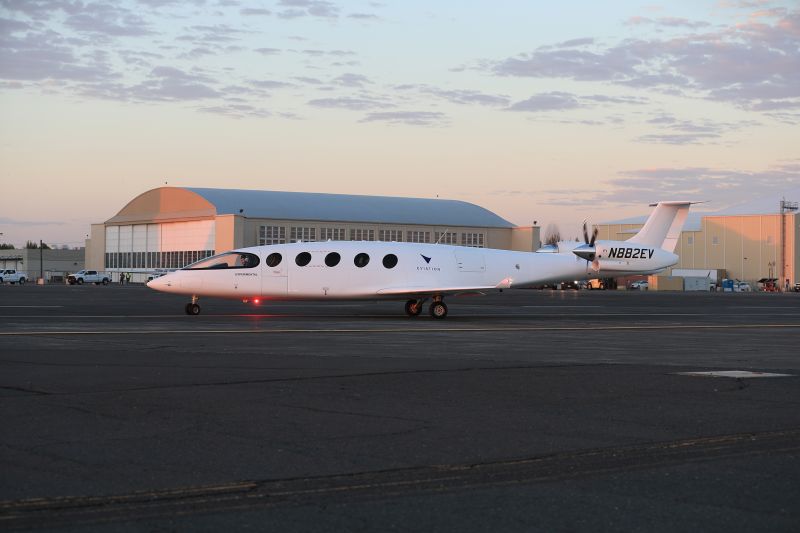 Alice, the first all-electric passenger airplane, takes flight | CNN Business