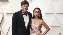 Ashton Kutcher and Mila Kunis at the Oscars in May.