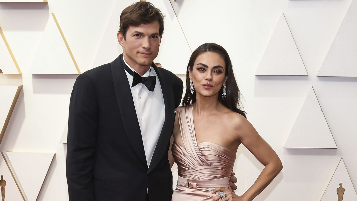 Ashton Kutcher and Mila Kunis at the Oscars in March.