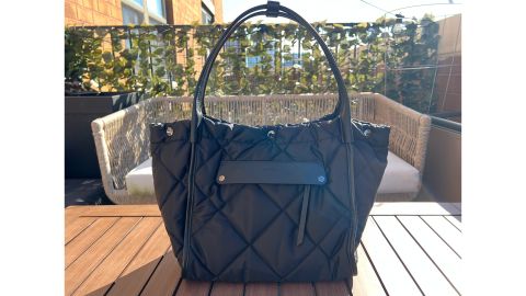 MZ Wallace Black Quilted Small Madison Shopper