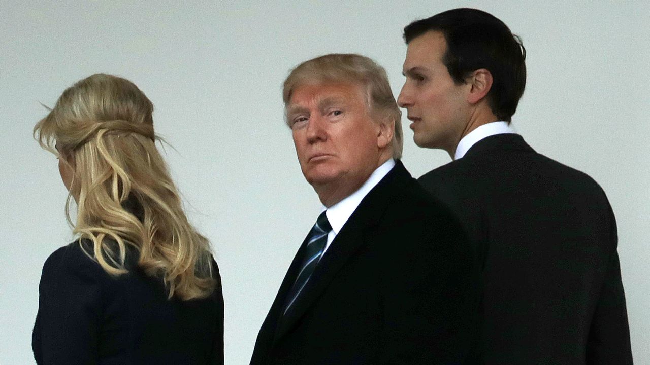 Daughter Ivanka Trump and son-in-law Jared Kushner were White House advisers to former President Donald Trump.