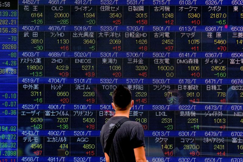 Major Asian markets drop after rocky day on Wall Street