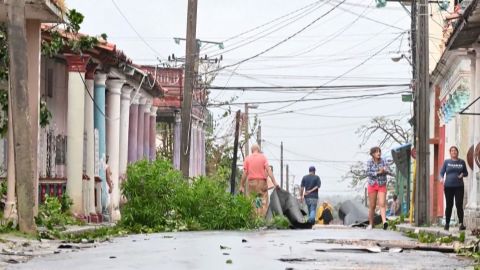 Cuba power outage in Havana is seen on Tuesday.