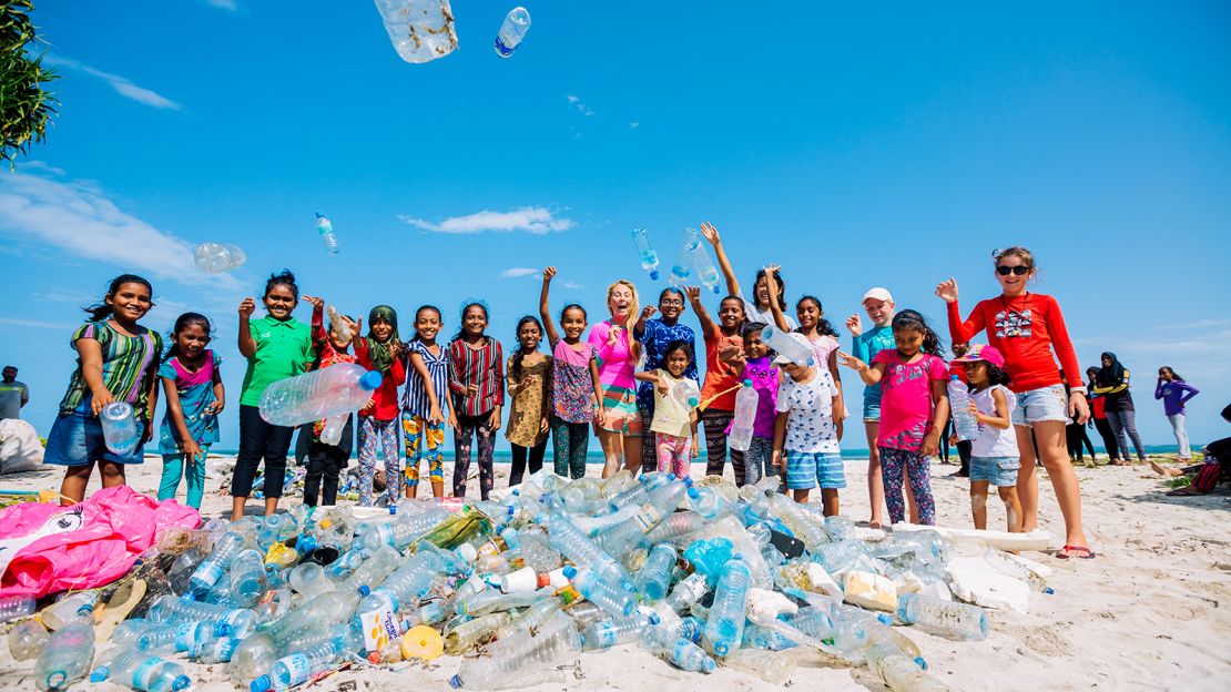 Everyone gets on board with recycling at Soneva.