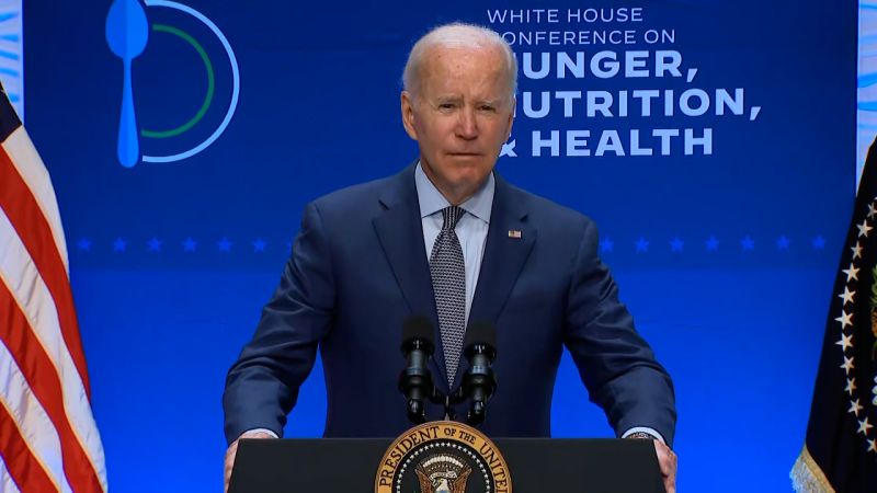 Biden asks if deceased congresswoman is present at White House food insecurity conference | CNN Politics
