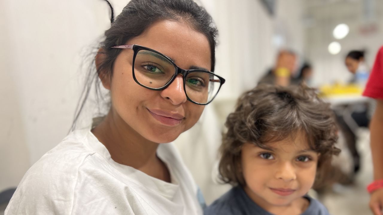 Yensel Castro fled Nicaragua with her 4-year-old daughter Camila. Castro says she's now "in a very complicated situation." 