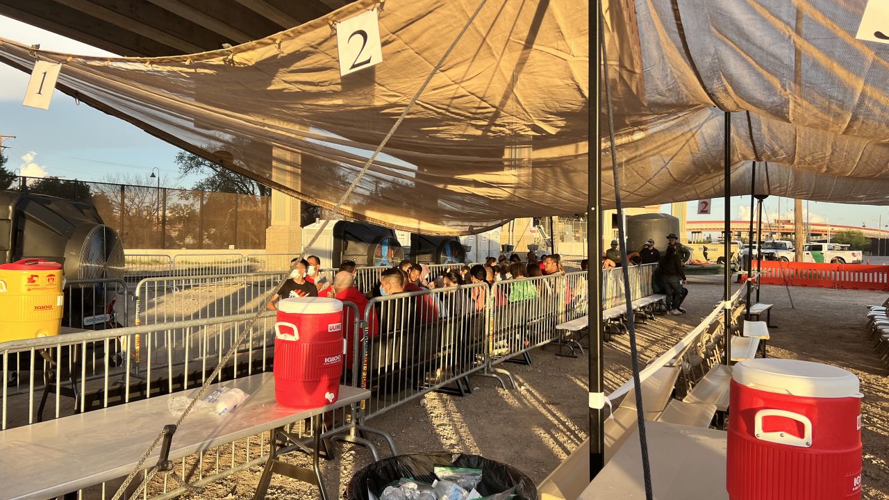 El Paso's US Border Patrol sector erected this open-air triage processing center after immigration agents realized that the spike in migration was not an anomaly. 