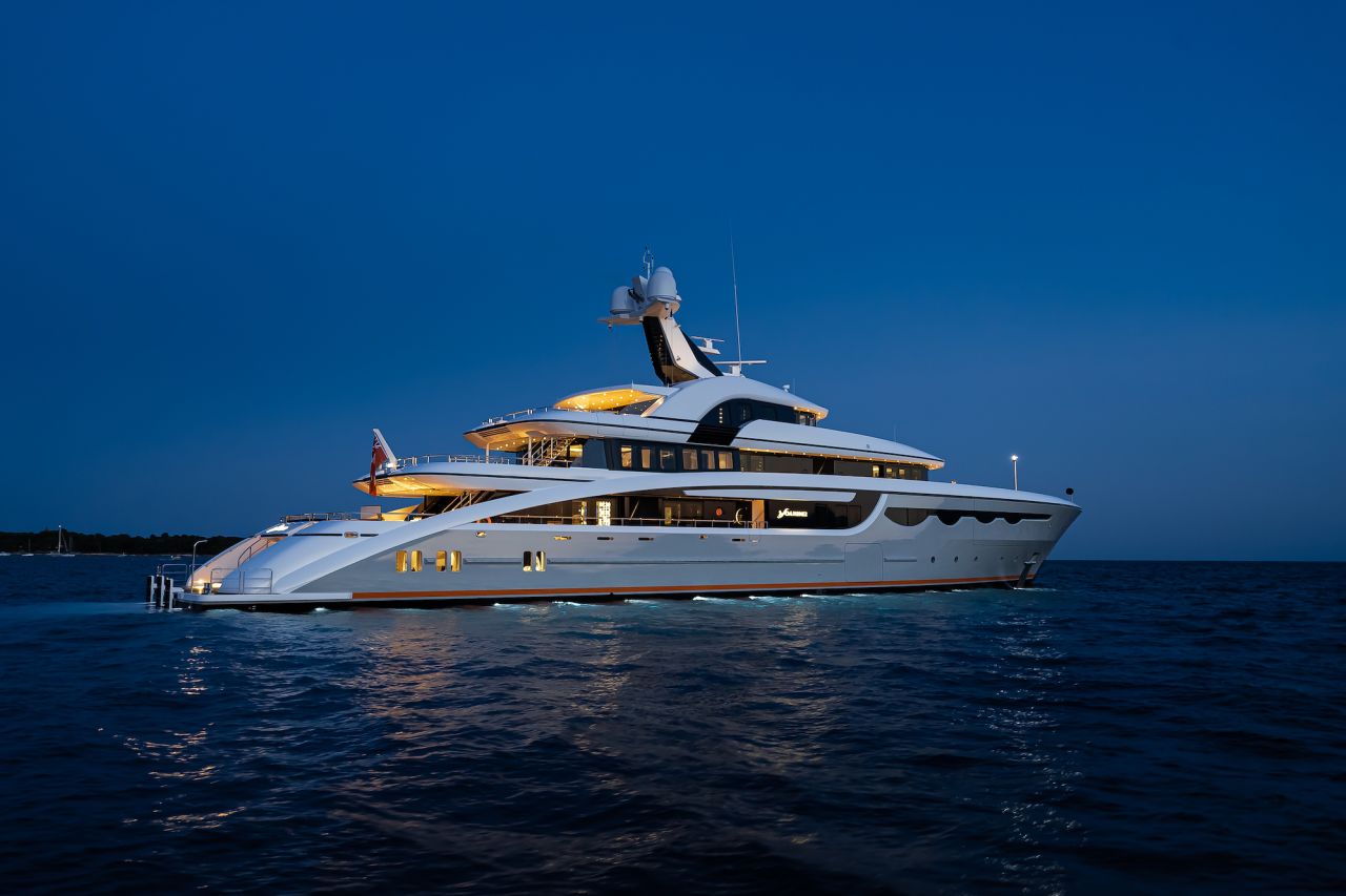 <strong>Soaring: </strong>Constructed by German superyacht builder Abeking & Rasmussen, Soaring stretches to a length of 68.2 meters. 