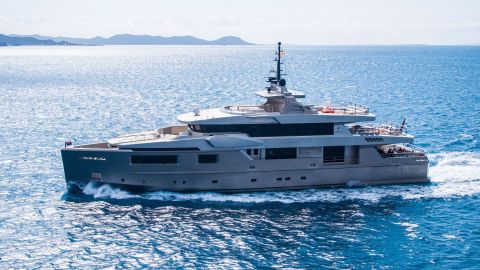 The Giraud is one of several superyachts currently listed for sale.