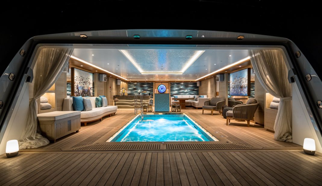<strong>Victorious: </strong>Its list of amenities include a cinema room, a 200-square-meter beach club, a helipad and a wine and cigar club room with a fireplace.