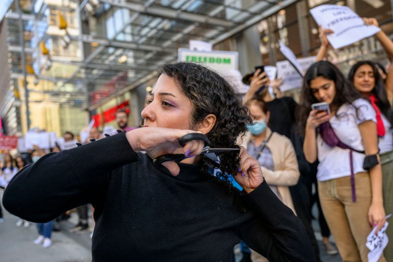 Grief protest and power: Why Iranian women are cutting their hair – CNN