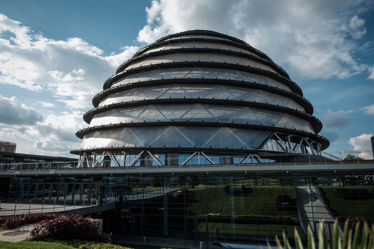The Kigali Convention Centre cost $300 million and hosts events around technology and innovation.