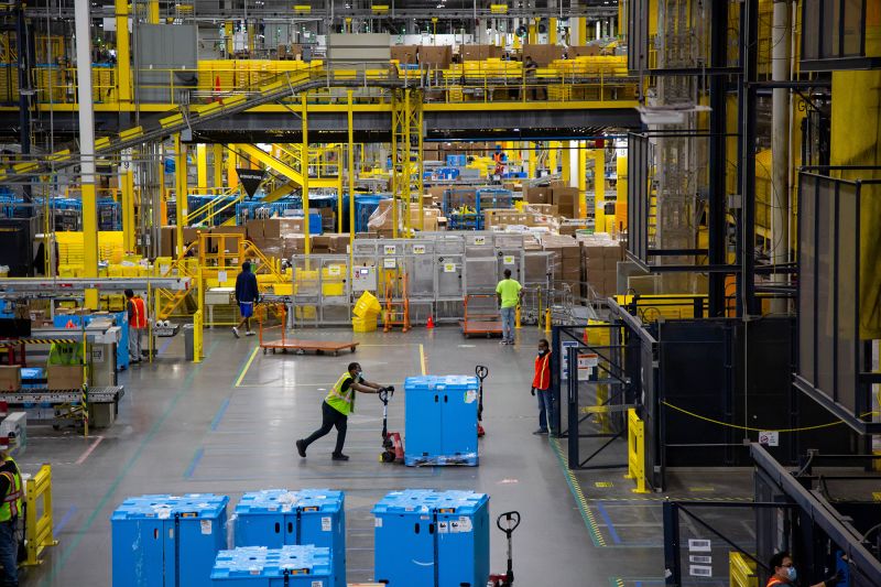 Amazon raising hourly pay for warehouse and delivery workers