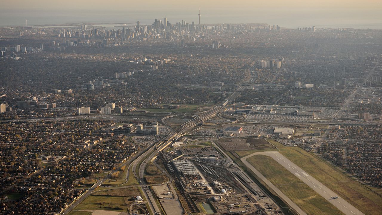 <strong>Downsview Airport, Toronto --</strong> Downsview Airport in north Toronto was once a Canadian Air Force base. In <a href=