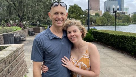Rob Cohen and Mary Fixl got engaged in Orlando hours before Hurricane Ian started battering Florida.