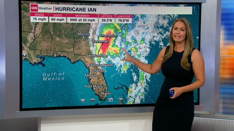 Forecast Ian a hurricane again taking aim at the Carolinas and Georgia