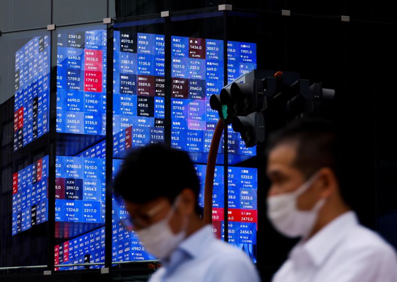 Led by Hong Kong, Asian shares are on track to suffer their worst month since Covid began