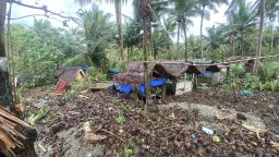Powerful Typhoon Noru left a trail of destruction when it hit the resort island of Polillo, Quezon province in the Philippines.