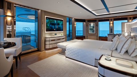 The brand new superyacht Lucene from Hessen features an intricate interior by Sinnott Yacht Architecture & Design. 